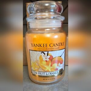 🐰LIMITED TIME ONLY!!!🐣🆕️Yankee Candle Star Fruit And Orange